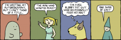I’m writing my autobiography…