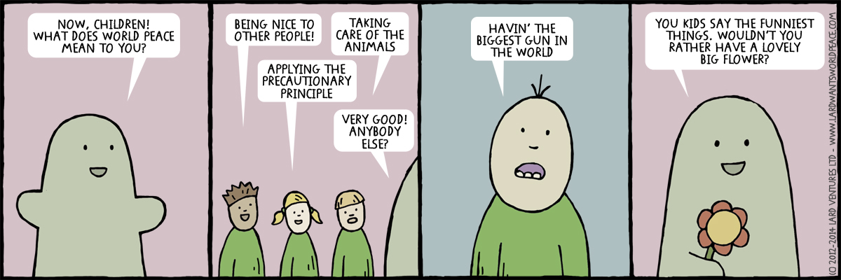 precautionary principle cartoon